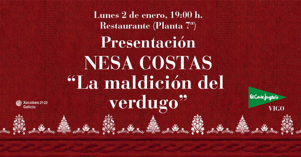NESA COSTAS PRESENTA SU LIBRO “LA MALDICIÓN DEL VERDUGO”